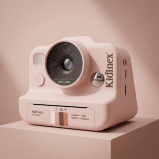 Kidinex KidSnap Sofortbildkamera für Kinder (Rosa)