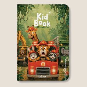 Kidinex KidBook LCD-Zeichentablett mit Arbeitskarten (Little Vehicles) – Ansicht 3