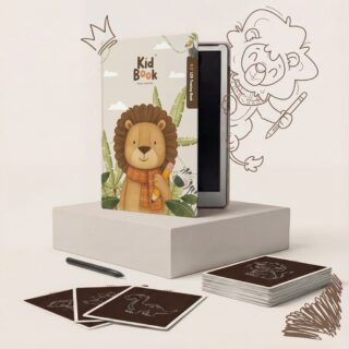 Kidinex KidBook LCD-Zeichentablett mit Arbeitskarten (Safari)