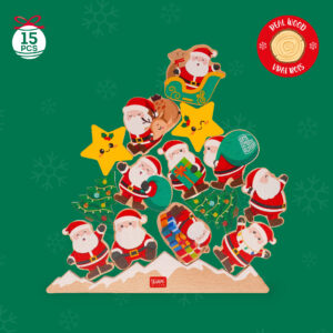 Legami Holz-Balancierspiel "Ho Ho Ho Balancing Game" – Ansicht 2