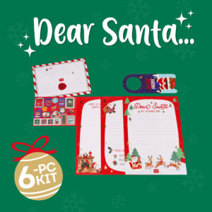 Legami Weihnachtsbrief-Set "Dear Santa..." – Ansicht 2