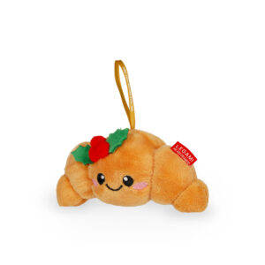 Legami Plüsch-Christbaumschmuck „Oh-Oh-Ohrnaments“, Croissant – Ansicht 2
