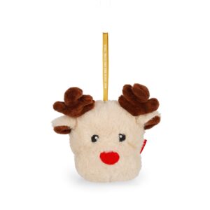 Legami Plüsch-Christbaumschmuck „Oh-Oh-Ohrnaments“, Rentier
