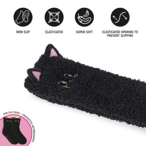 Legami Anti Rutsch Socken Kitty Black, "It's a match!" – Ansicht 3