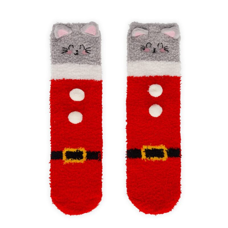 Legami Anti Rutsch Socken Kitty Weihnachten, "It's a match!"
