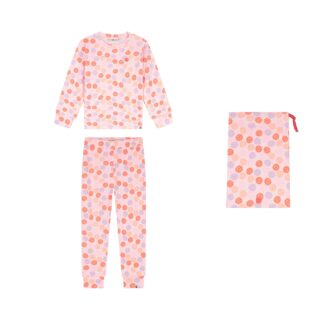 Stains & Stories Pyjama (Blush) – Komplettes Set mit Beutel