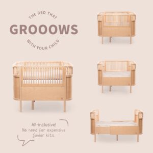 sebra Bett "Baby & Jr." (Wooden Edition)