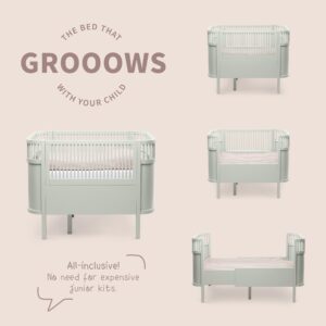 sebra Bett "Baby & Jr." (Mist green)
