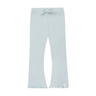 leevje Schlag-Leggings "Aqua" mit Schleife aus Bio-Baumwolle