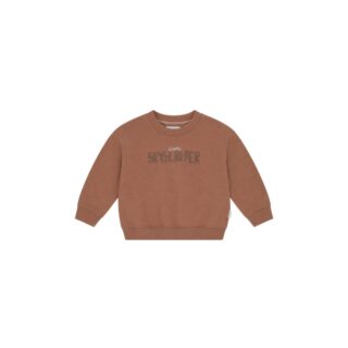 Unisex Oversized Hoodie „Little Skyscraper" pecan von leevje