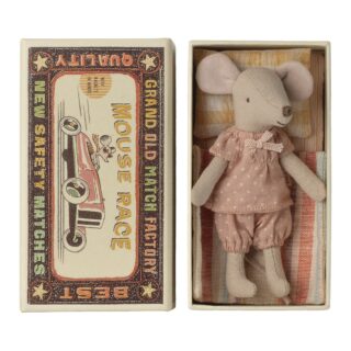 Maileg Große Schwester Maus in Streichholzschachtel