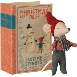 Maileg Weihnachtsmaus, Baby im Buch