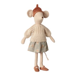 Maileg Maus, Medium (Rock und Pullover)