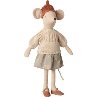 Maileg Maus, Medium (Rock und Pullover)