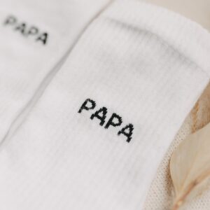 Eulenschnitt Socken Papa – Ansicht 2